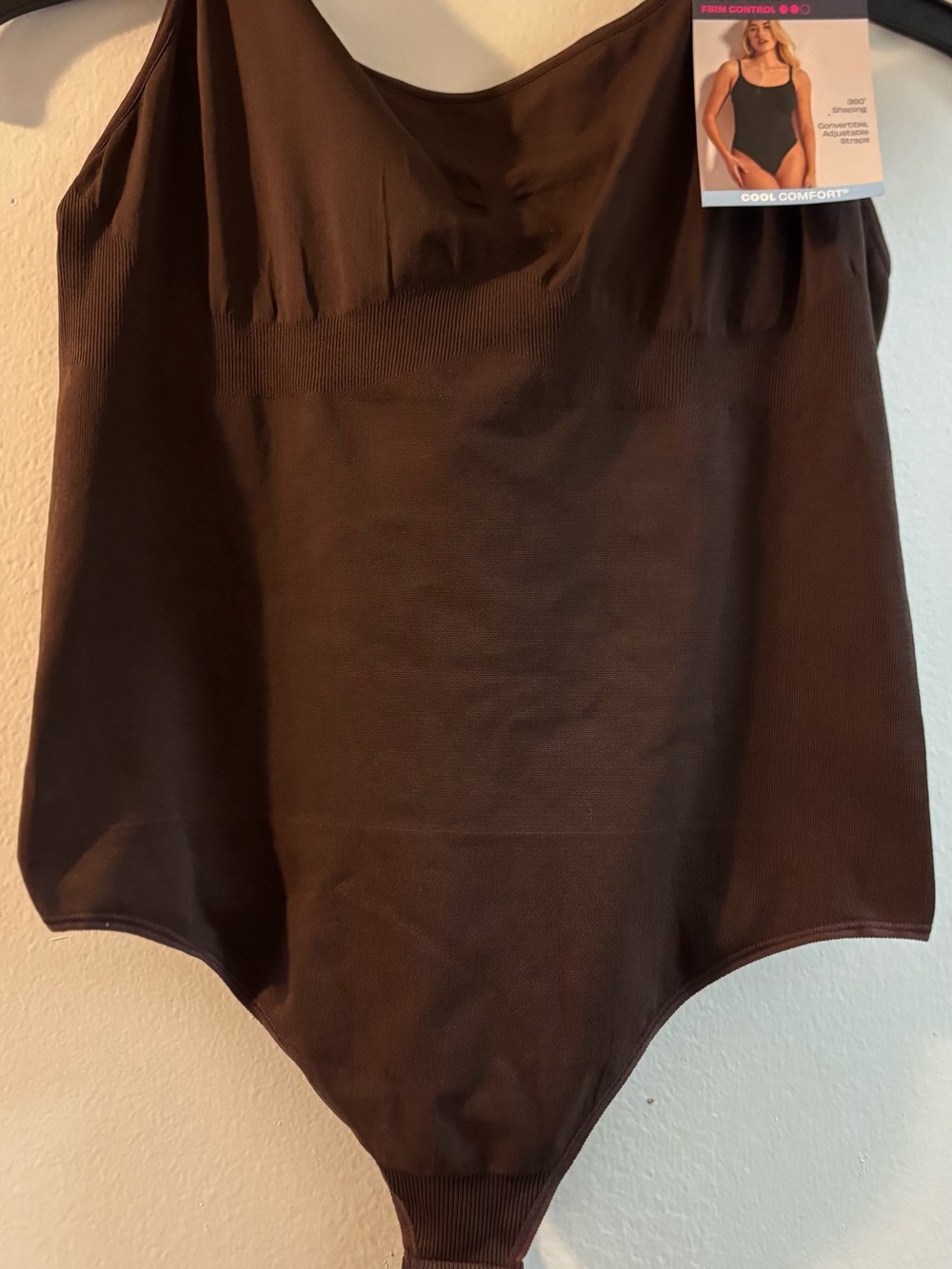 Maidenform Cool Comfort Seamless Thong Bodysuit Firm Control 2X NWT